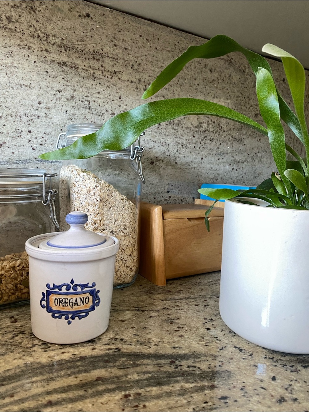 Handmade Ceramic Oregano Jar